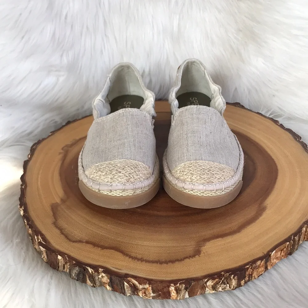Sperry Women's Espadrille Slip-On Shoes in Natural Beige